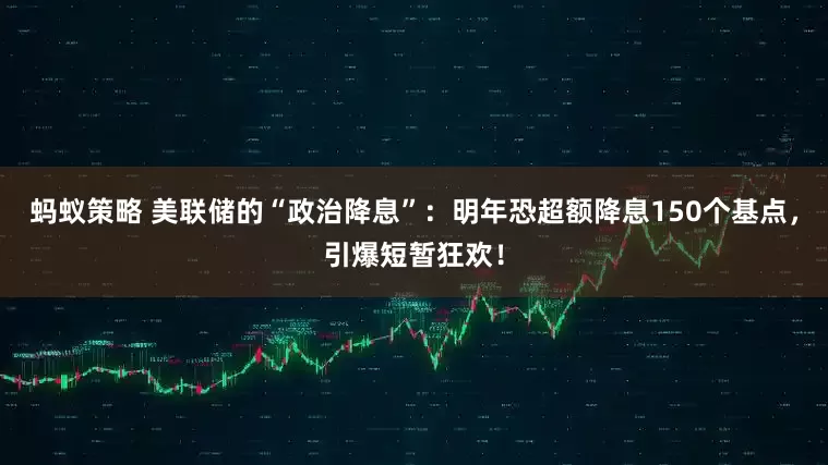 蚂蚁策略 美联储的“政治降息”：明年恐超额降息150个基点，引爆短暂狂欢！